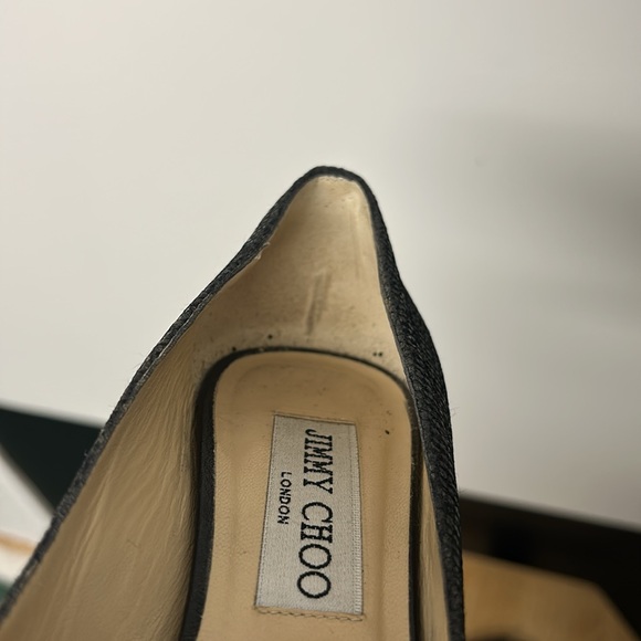 Jimmy Choo Luna Kitten Heel Shoes - Picture 11 of 12